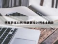 陕西新增21例/陕西新增20例本土确诊